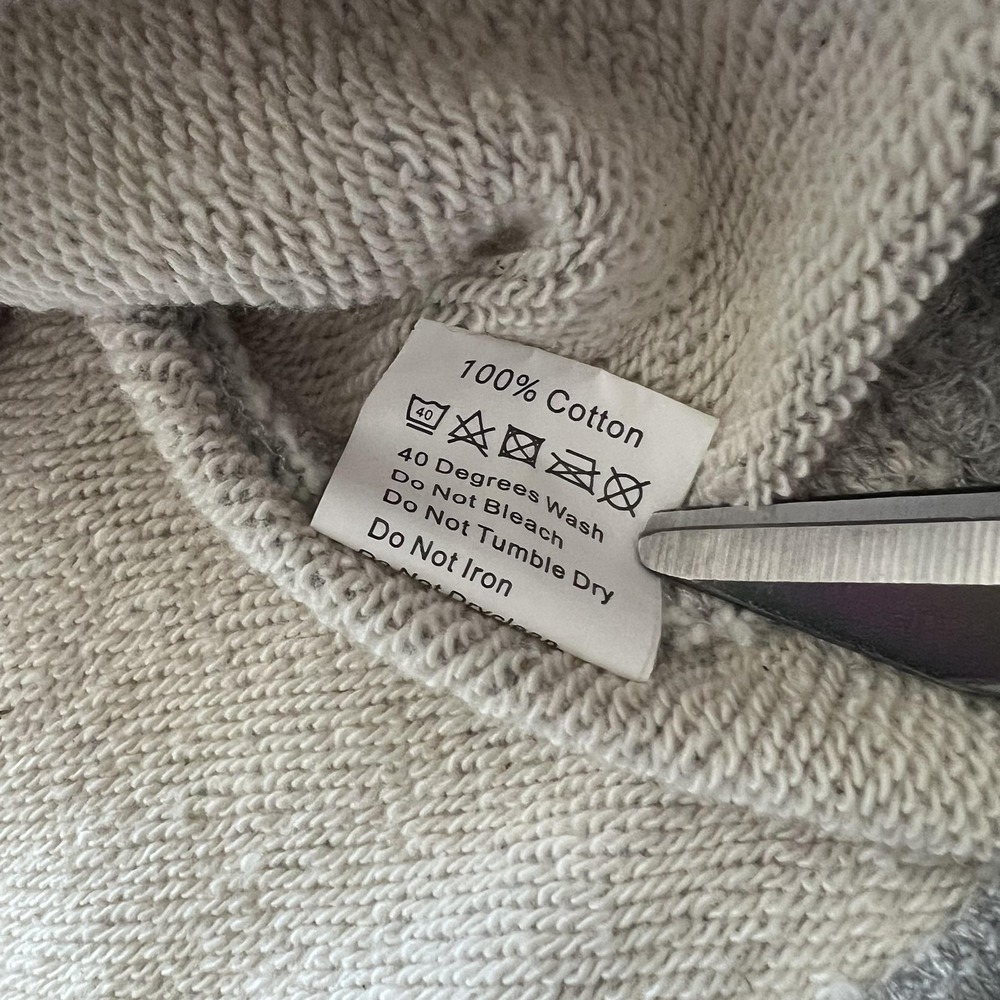 Hillflint X Whitney Shop Whitney Biennial Sweatshirt Mens Small Gray Graphic - Picture 9 of 15